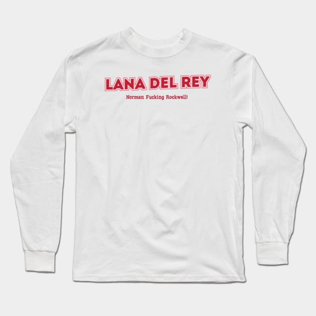 Lana Del Rey, Norman Fucking Rockwell! Long Sleeve T-Shirt by PowelCastStudio